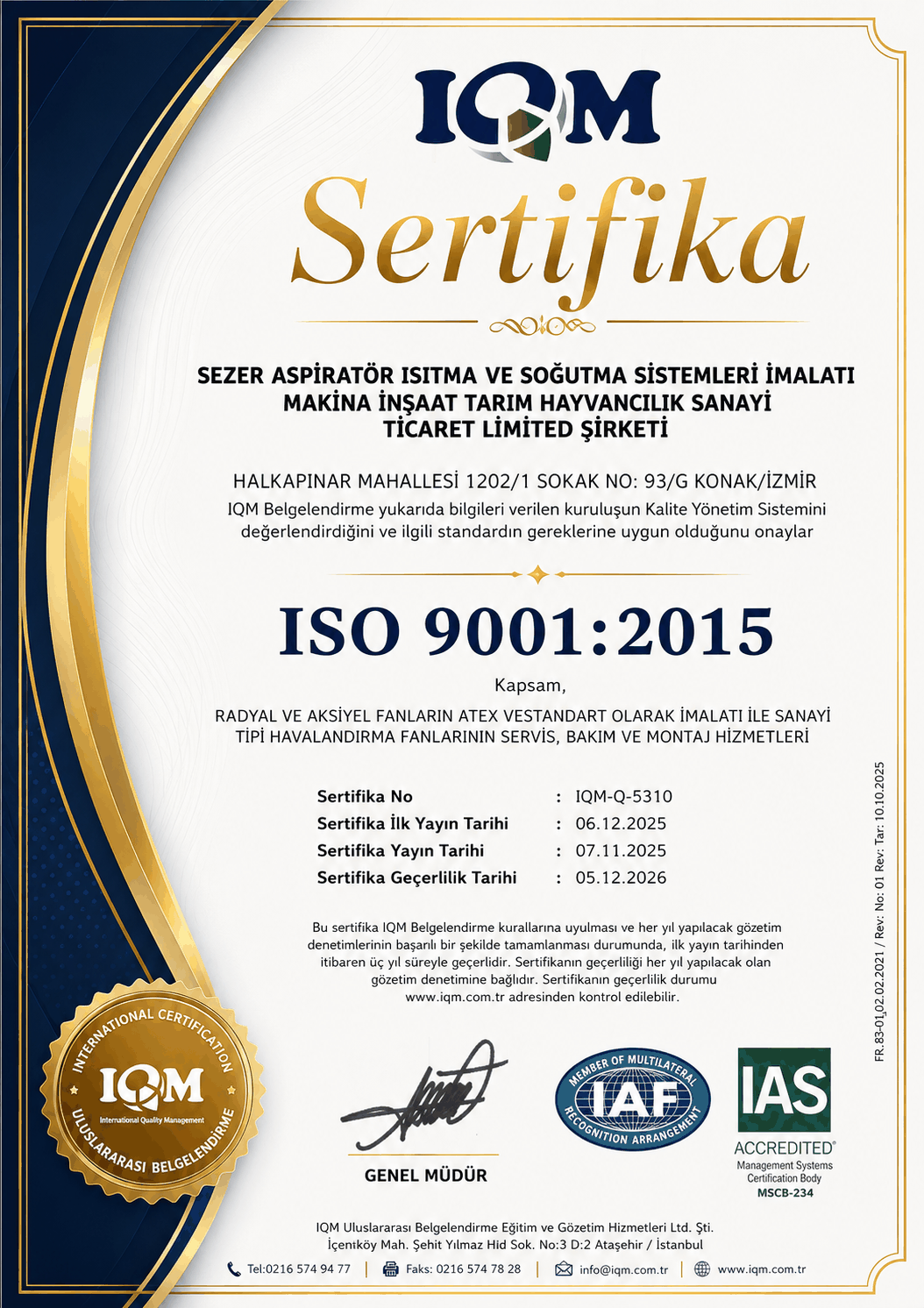 ISO 9001:2015